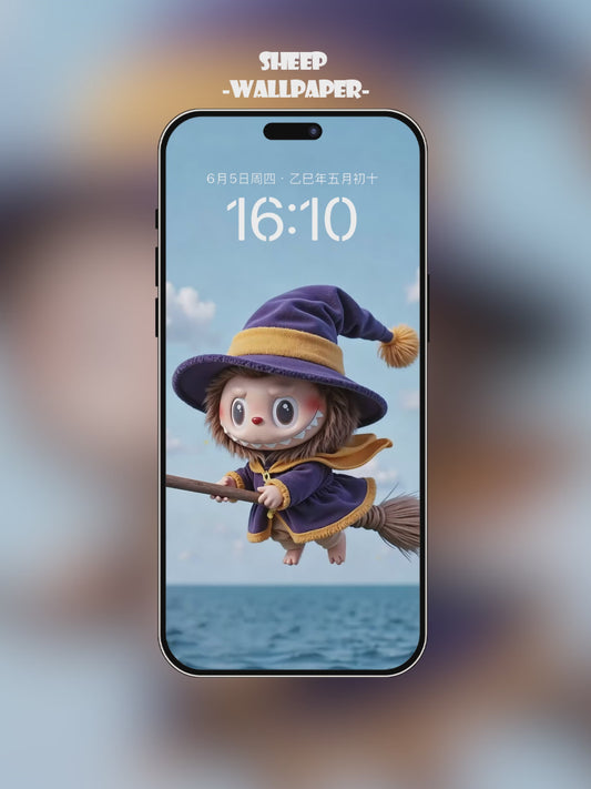 ✨Labubu 騎著掃把飛行!魔法世界大冒險|Labubu Broomstick Flight – Magic Adventure Begins!